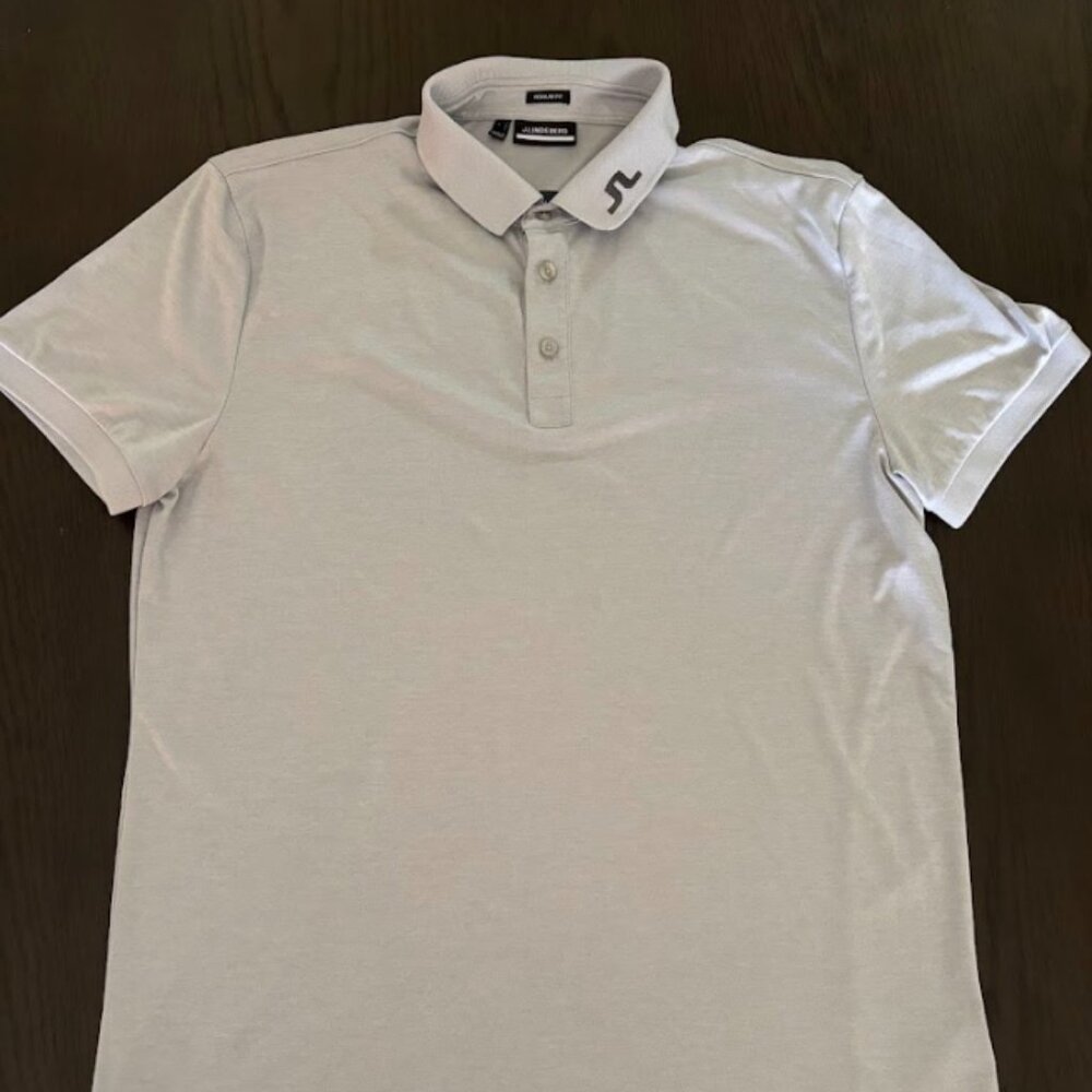 J.Lindeberg Gray Polo Shirt